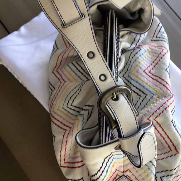 Fendi doctors borsa bag multi color stitching - Picture 4 of 16